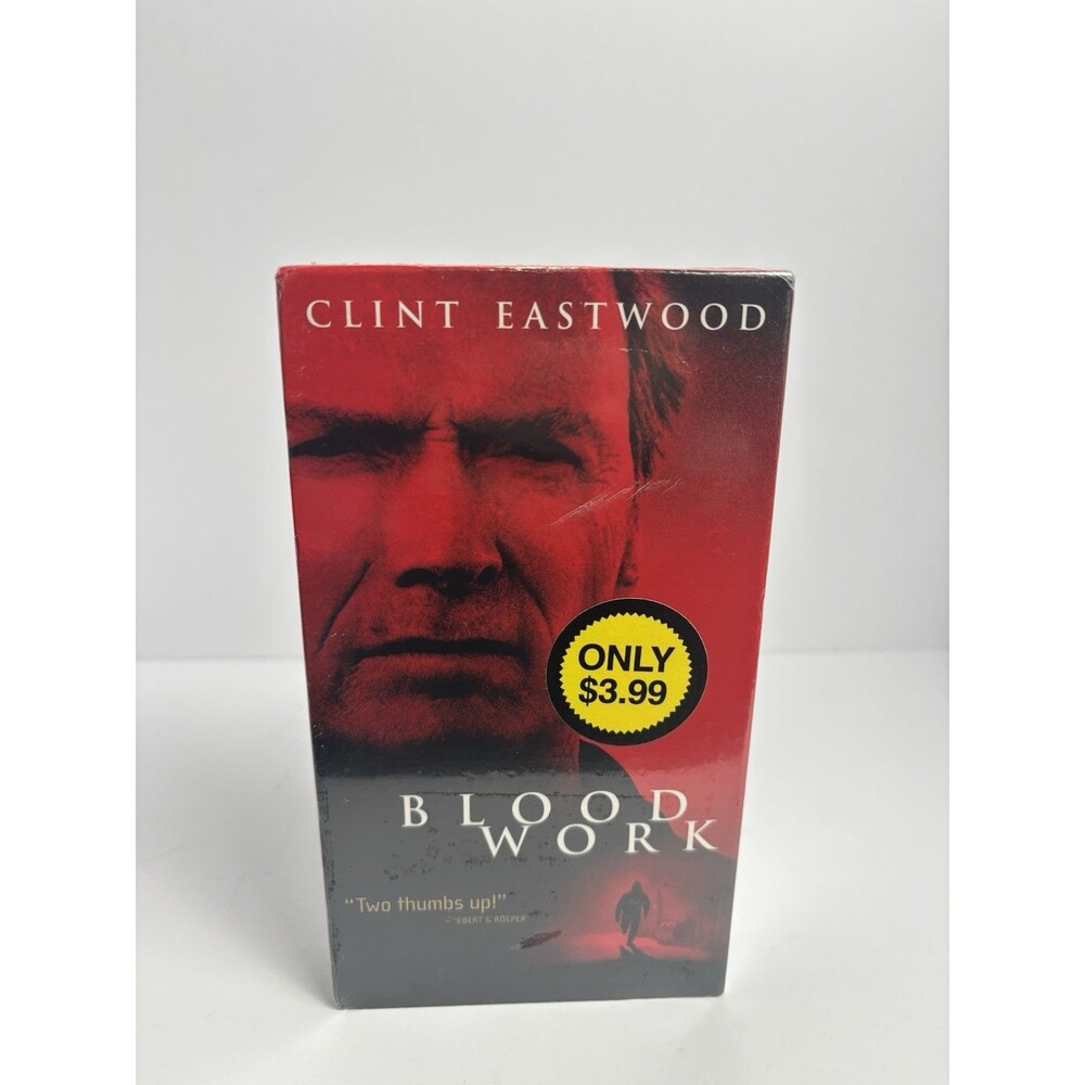 Blood Work (VHS, 2002) Clint Eastwood, Jeff Daniels, Serial Killer - New Sealed